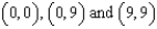 Find the average value of   over the region R, where R is a triangle with vertices   . A)    B)    C)    D)    E)   