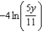 Evaluate the following integral.   A)    B)    C)    D)    E)   