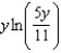 Evaluate the following integral.   A)    B)    C)    D)    E)   
