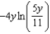 Evaluate the following integral.   A)    B)    C)    D)    E)   