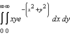 Evaluate the improper iterated integral   . A)    B)    C)    D)    E)   
