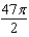 The area of a region R is given by the iterated integral   . Switch the order of integration and show that both orders yield the same area. What is this area? A)    B)    C)    D)    E)   