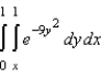 Evaluate the iterated integral below. Note that it is necessary to switch the order of integration.   A)    B)    C)    D)    E)   