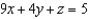 Find the minimum distance from the point   to the plane   . A)    B)    C)    D)    E)   