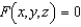 For the function given by   describe the level surface given by   . A)  sphere of radius 4 centered at the origin B)  circle of radius 4 centered at the origin C)  elliptic cone centered at the origin D)  sphere of radius 16 centered at the origin E)  right circular cone centered at the origin