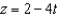 Find the point(s)  on the hyperboloid   where the tangent plane is perpendicular to the line with parametric equations   and   . A)    B)    C)    D)    E)   