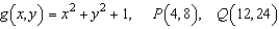 Use the gradient to find the directional derivative of the function at P in the direction of Q.   A)    B)    C)    D)    E)   