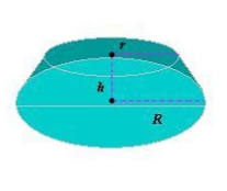 The two radii of the frustum of a right circular cone are increasing at a rate of 7 centimeters per minute, and the height is increasing at a rate of 11 centimeters per minute (see figure) . Find the rate at which the surface area is changing when the two radii are 16 centimeters and 26 centimeters, and the height is 13 centimeters. [Note: The surface area does not include the top and bottom circles.] Round your answer to two decimal places.   A)    B)    C)    D)    E)   