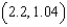 Given   , use the total differential to approximate   at   towards   . Round your answer to two decimal places. A)  10.96 B)  -6.04 C)  49.96 D)  31.92 E)  33.92