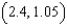 Given   , use the total differential to approximate   at   towards   . Round your answer to four decimal places. A)  -35.7266 B)  30.5500 C)  17.2734 D)  15.5468 E)  -4.7266