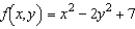 Find the partial derivative   for the function   . A)    B)    C)    D)    E)   