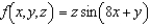 For   , evaluate   at the point   . A)    B)    C)    D)    E)   