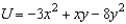 Suppose the utility function   is a measure of the utility (or satisfaction)  derived by a person from the consumption of two products x and y. Determine the marginal utility of product   if the utility function is   . A)    B)    C)    D)    E)   