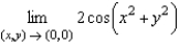 Use polar coordinates to find the limit   . [Hint: Let   and   , and note that   implies   .] A)    B)    C)    D)    E)   