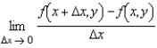 Find the limit   for the function   . A)    B)    C)    D)    E)  -5y