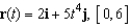 Find the length of the plane curve given below.   A)  1620 B)  648 C)  1296 D)  3260 E)  6480