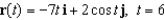 Find the curvature K of the curve given below.   A)    B)    C)    D)    E)   