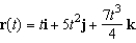 Find the curvature K of the curve   at the point   . Round your answer to three decimal places. A)  7.286 B)  9.952 C)  0.021 D)  0.014 E)  0.009
