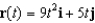 Find   at time   for the plane curve   . Round your answer to three decimal places. A)  6.581 B)  4.818 C)  3.407 D)  2.154 E)  4.962