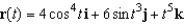 Find   given the following vector function.   A)    B)    C)    D)    E)   