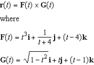 Find the domain of the vector-valued function given below.   A)    B)    C)    D)    E)   