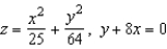 Find a vector-valued function, using the given parameter, to represent the intersection of the surfaces given below. Surfaces Parameter     A)    B)    C)    D)    E)   