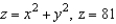 Find a vector-valued function, using the given parameter, to represent the intersection of the surfaces given below. Surfaces Parameter     A)    B)    C)    D)    E)   