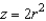 Identify the equation (written in terms of cylindrical or spherical coordinates)  of the following graph.   A)    B)    C)    D)    E)   