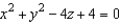 The top of a rubber bushing designed to absorb vibrations in an automobile is the surface of revolution generated by revolving the curve   in the yz-plane about the z-axis. Find an equation for the surface of revolution. A)    B)    C)    D)    E)   