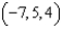 Find a set of parametric equations of the line through the point   parallel to the vector   . A)    B)    C)    D)    E)   