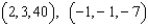 Find an equation of a plane passing through the points   and perpendicular to the plane   . A)    B)    C)    D)    E)   