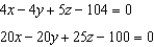 Find the distance between the planes given below.   A)    B)    C)    D)    E)   