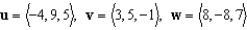 Use the triple scalar product to find the volume of the parallelepiped having adjacent edges given by the vectors   A)    B)    C)    D)  516 E)   