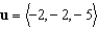 Find the direction cosines of the vector u given below.   A)    B)    C)    D)    E)   