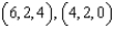 Find a point   such that the points   and   are collinear. A)    B)    C)    D)    E)   