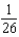 Find the eccentricity of the polar equation   . A)  78 B)    C)  26 D)  13 E)   