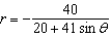 Find the eccentricity of the polar equation   . A)    B)    C)    D)    E)   