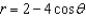 Find the area of the region lying between the loops of   . A)    B)    C)    D)    E)   