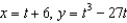 Find all points (if any)  of horizontal and vertical tangency to the curve   . A)  horizontal tangents:   , vertical tangent: none B)  horizontal tangent: none, vertical tangents:   C)  horizontal tangents:   , vertical tangent: none D)  horizontal tangent: none, vertical tangents:   E)  horizontal tangent: none, vertical tangent: none