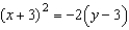 Match the equation with its graph.   A)    B)    C)    D)    E)   