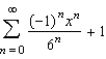 Find a geometric power series for the function   centered at 0. A)    B)    C)    D)    E)   