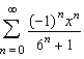 Find a geometric power series for the function   centered at 0. A)    B)    C)    D)    E)   