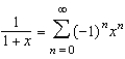 Use the power series   to determine a power series centered at 0 for the function   . . A)    B)    C)    D)    E)   
