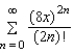 Find the radius of convergence of the power series.   A)    B)  16 C)  64 D)  0 E)  8