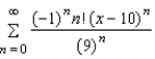 Find the interval of convergence of the power series. (Be sure to include a check for convergence at the endpoints of the interval.)    A)    B)    C)    D)    E)   