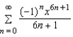 Write an equivalent series of the series   with the index of summation beginning at   . A)    B)    C)    D)    E)   