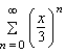 Identify the graph of the first 10 terms of the sequence of partial sum of the series   for   . A)    B)    C)    D)    E)   