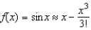 Determine the values of x for which the function   can be replaced by the Taylor polynomial   if the error cannot exceed 0.008. Round your answer to four decimal places. A)    B)    C)    D)    E)   