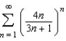 Use the Root Test to determine the convergence or divergence of the series.   A)  converges B)  diverges C)  Root Test inconclusive