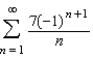 Determine the convergence or divergence of the series   using any appropriate test. A)    B)   